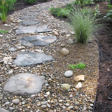 Dry River Bed and Walkway