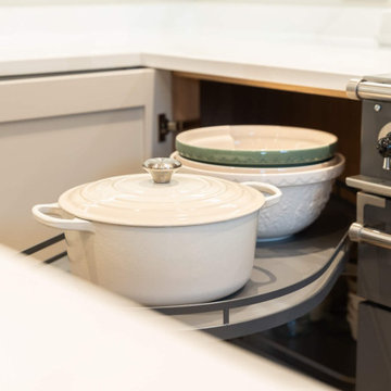 Limestone & Jade Shaker Kitchen in Sway