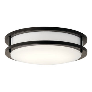 23W 1 LED Flush Mount - Transitional inspirations - 3.5 inches tall by ...