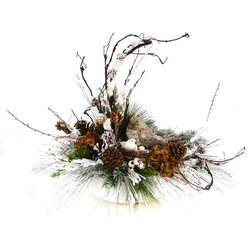 Rustic Artificial Flower Arrangements by Creative Displays, Inc.