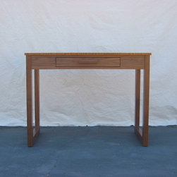 Desk - Walnut & Bamboo - Desks And Hutches