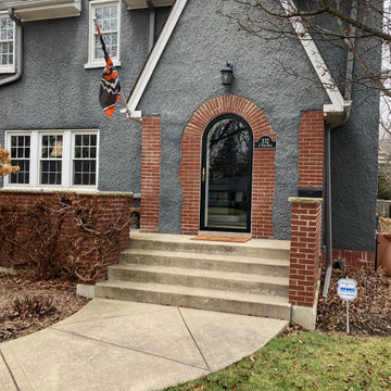 Round Top Storm Door / After