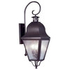 Livex Lighting 3 Light Bronze Outdoor Wall Lantern - 2555-07
