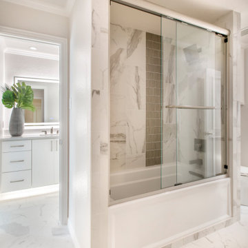 A Modern Jack & Jill Bathroom Refresh in Southlake