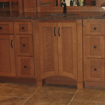 Quarter Sawn Oak Bathroom- De Pere Display