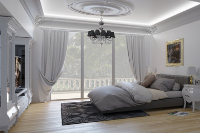 Design ideas for a bedroom in Rennes.