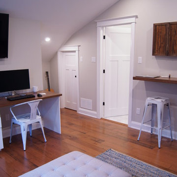 Garage Attic Office Conversion