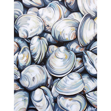 "Clams" Canvas Wall Art by Emily Drummond, 10"x14"