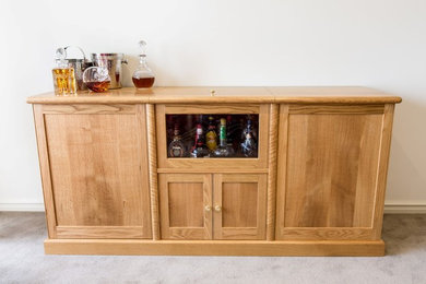 Oak Drinks cabinet