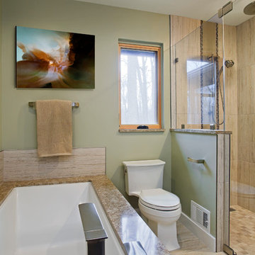 Soothing master bathroom