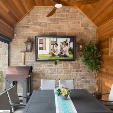 Outdoor TV Enclosure for your outdoor entertainment area