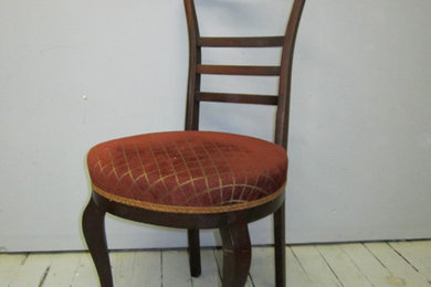 reupholstery & restoration: chair 1