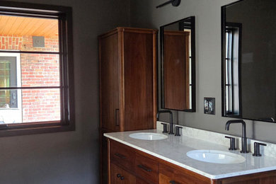 Inspiration for a contemporary bathroom remodel in Other