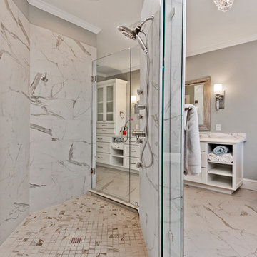 Reclaimed Wood Accent Bathroom