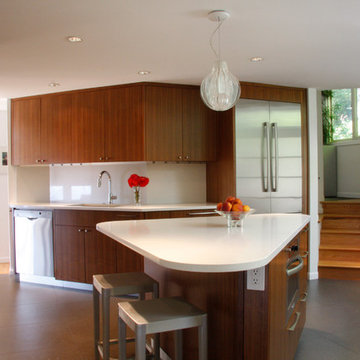 Modern Walnut kitchen