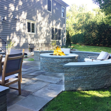 Scarsdale outdoor entertainment area