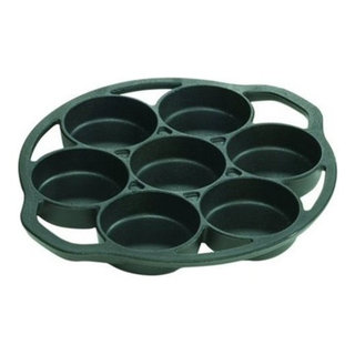 Vintage Lodge Cast Iron Drop Biscuit Pan Muffin Pan 