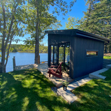Boathouse + Screened-Room – Lakeside – Mineville, Nova Scotia
