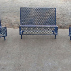 perforated metal outdoor seating - Products