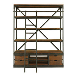 Colton Large Library - Bookcases