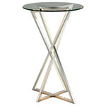 ET2 Lighting - ET2 Lighting E71010-PC York - 23.5" 96W 4 LED Accent Table - A new take on the tripod accent table, these LED illuminated tables remain a refined classic. Simple in their design, they lend themselves to a versatile pairing of home or hospitality decor.   1 Year   16  35000 Hours  Shade Included: YesYork 23.5" 96W 4 LED Accent Table Polished Chrome Clear Glass *UL Approved: YES *Energy Star Qualified: n/a  *ADA Certified: n/a  *Number of Lights: Lamp: 4-*Wattage:24w PCB Integrated LED bulb(s) *Bulb Included:Yes *Bulb Type:PCB Integrated LED *Finish Type:Polished Chrome