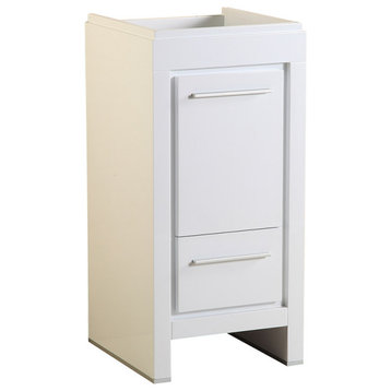 Allier 16" Bathroom Cabinet, Base: White, Base Only