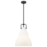 Innovations Lighting - Innovations Lighting 494-1S-BK-G591-14 Haverhill, 1 Light Pendant Industrial - Innovations Lighting Haverhill 1 Light 14 inch BruHaverhill 1 Light Pe Matte BlackUL: Suitable for damp locations Energy Star Qualified: n/a ADA Certified: n/a  *Number of Lights: 1-*Wattage:100w Incandescent bulb(s) *Bulb Included:No *Bulb Type:Incandescent *Finish Type:Matte Black