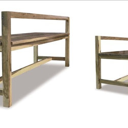 Serrano Open-back Bench - Indoor Benches