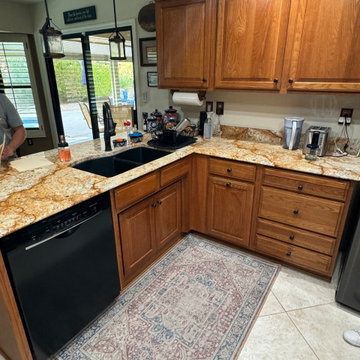 Kitchen and Bathroom Reface with Partial Build