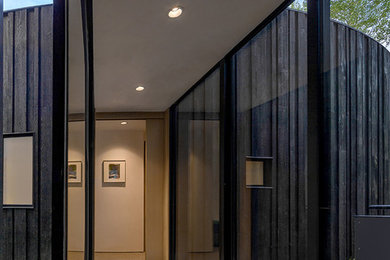 Example of a minimalist hallway design in Denver