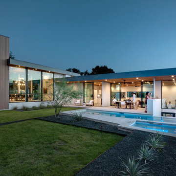 Austin, Texas Modern Home-Alaska White Oak