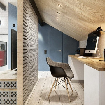 Nội thất căn hộ Penthouse phong cách Scandinavian