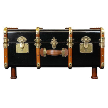 Authentic Models Stateroom Trunk Table in Black