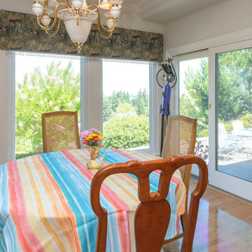 Large Picture Windows in Colorful Dinette - Renewal by Andersen Bay Area, San Fr