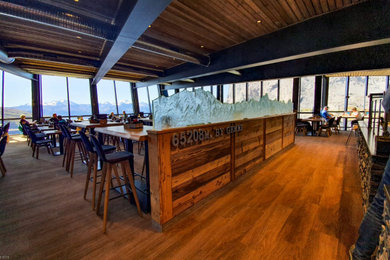 Panorama en verre pour restaurant d'altitude