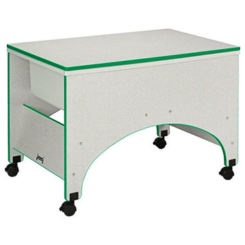 Rainbow Accents Space Saver Sensory Table - Green