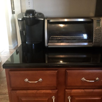 Absolute Black Slidell Kitchen