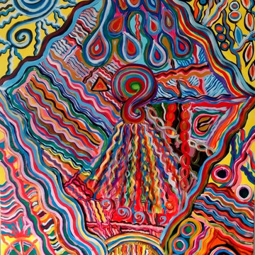 origingal paintings- colorful paintings for any space- HAPPY DAYS