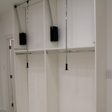 Crisp White Master Closet | SpaceManager Closets