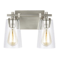Murray Feiss VS24302SN Mercer 2, Light Vanity, Satin Nickel
