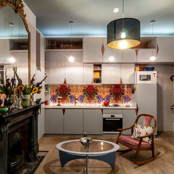 Eclectic kitchen in Crouch End