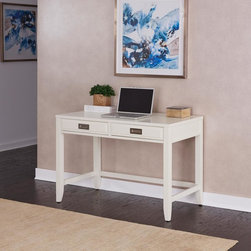 Newport White Desk - Desks And Hutches