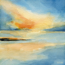 Cape Cod Sunset Seascape Painting - Fine Art Prints