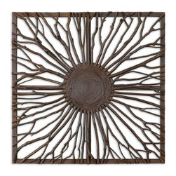 www.essentialsinside.com: josiah square, branches wall art - Artwork