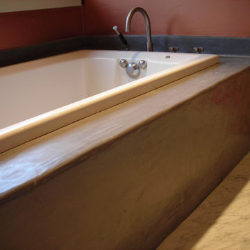 Bath, shower and vanity