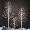 Lightshare Star Light Tree, Wihte, 10 LED Star Light, Warm White, 5' 200 Light