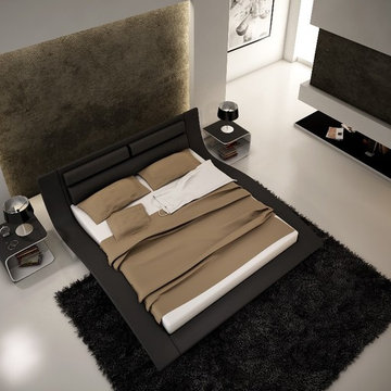 Wave Modern Bed | Black