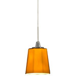 AFX - AFX ATPL500L30D1SNAM Estate - 5.25 Inch 120V 6W 3000K 1 LED Pendant - 5 Year WarrantyFixture Dimmable: Yes, with theEstate 5.25 Inch 120 Satin Nickel Amber GUL: Suitable for damp locations Energy Star Qualified: n/a ADA Certified: n/a  *Number of Lights: 1-*Wattage:6w Integrated LED bulb(s) *Bulb Included:Yes *Bulb Type:Integrated LED *Finish Type:Satin Nickel