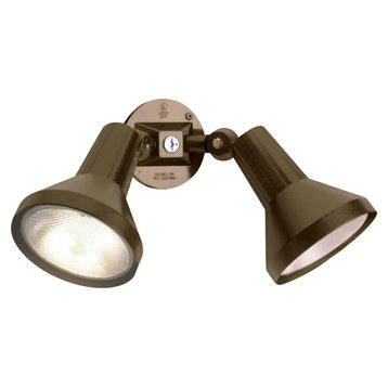 Nuvo 2-Light Halogen Outdoor Light Fixture, Dark Bronze
