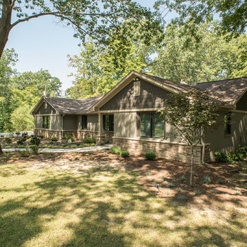Fishers,IN Kitchen expansion and Exterior Transformation